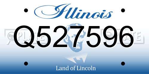 Q527596 Illinois License Plate