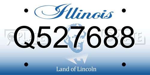 Q527688 Illinois License Plate