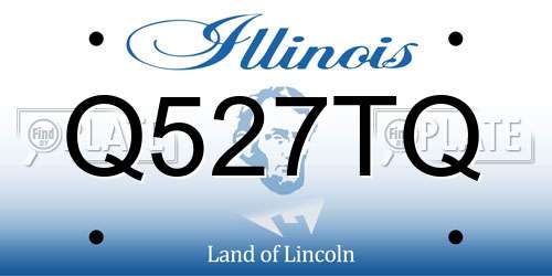 Q527TQ Illinois License Plate
