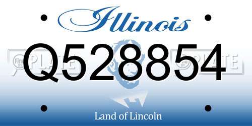 Q528854 Illinois License Plate