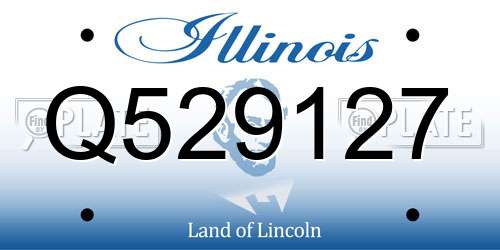 Q529127 Illinois License Plate