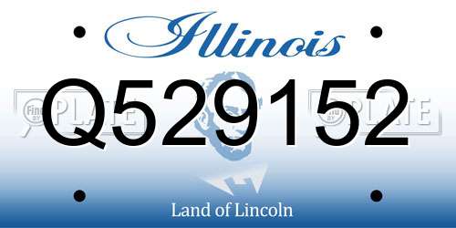 Q529152 Illinois License Plate