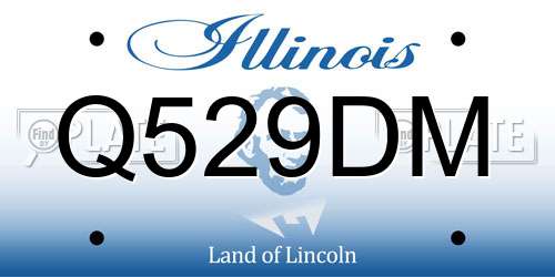 Q529DM Illinois License Plate