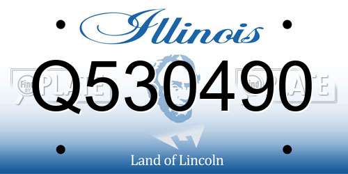 Q530490 Illinois License Plate