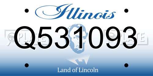 Q531093 Illinois License Plate