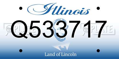 Q533717 Illinois License Plate