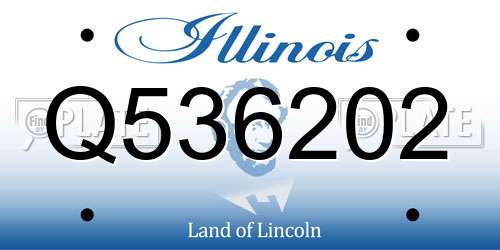 Q536202 Illinois License Plate