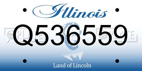 Q536559 Illinois License Plate