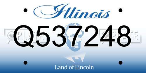 Q537248 Illinois License Plate