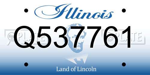 Q537761 Illinois License Plate