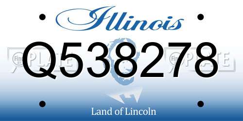Q538278 Illinois License Plate