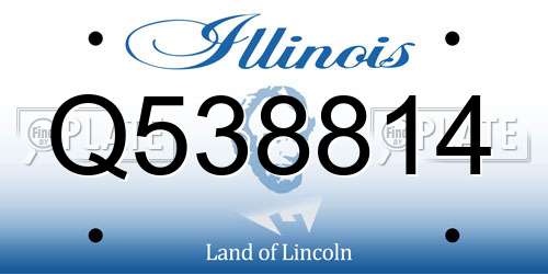 Q538814 Illinois License Plate