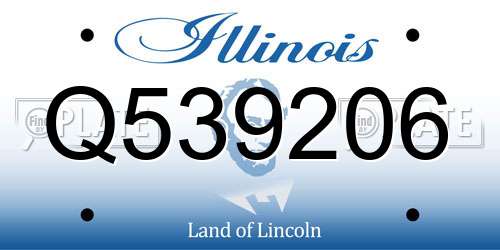 Q539206 Illinois License Plate