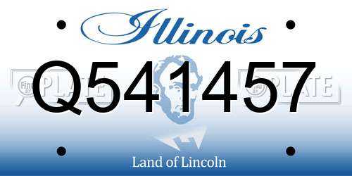 Q541457 Illinois License Plate