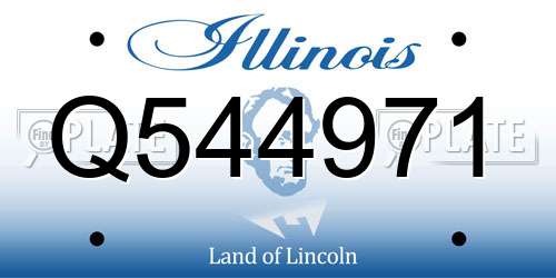 Q544971 Illinois License Plate