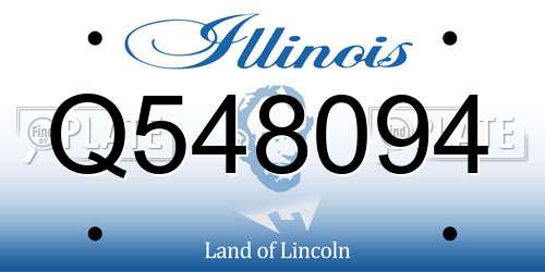 Q548094 Illinois License Plate
