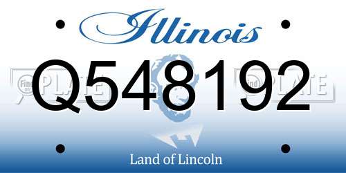 Q548192 Illinois License Plate