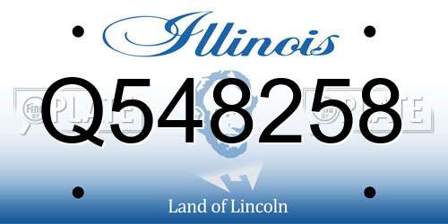 Q548258 Illinois License Plate