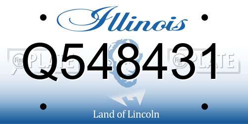 Q548431 Illinois License Plate