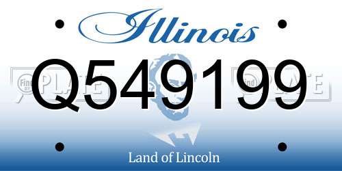 Q549199 Illinois License Plate