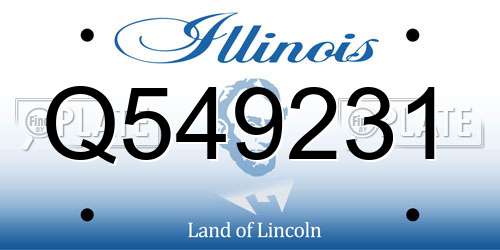 Q549231 Illinois License Plate
