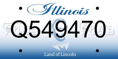 Q549470 Illinois License Plate