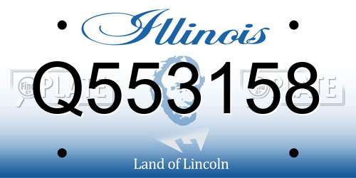 Q553158 Illinois License Plate