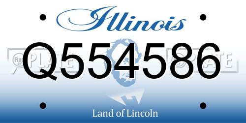 Q554586 Illinois License Plate