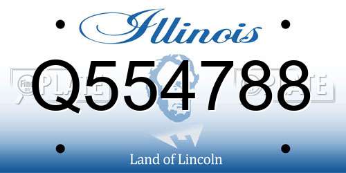 Q554788 Illinois License Plate