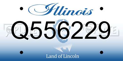 Q556229 Illinois License Plate