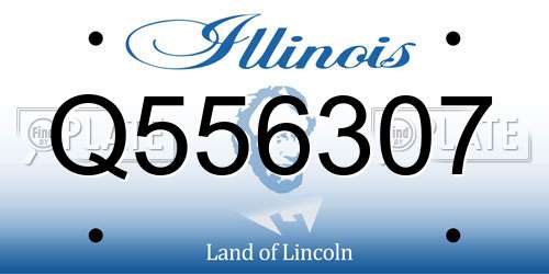 Q556307 Illinois License Plate