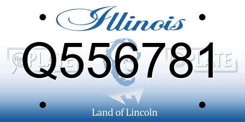 Q556781 Illinois License Plate