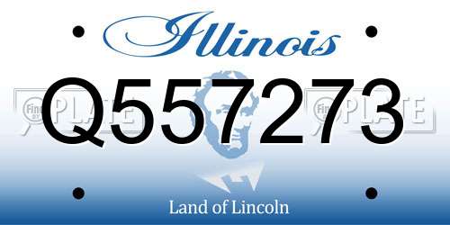 Q557273 Illinois License Plate