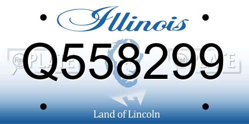 Q558299 Illinois License Plate