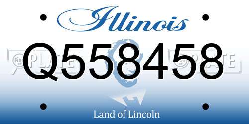 Q558458 Illinois License Plate