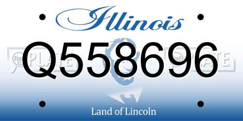 Q558696 Illinois License Plate