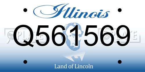 Q561569 Illinois License Plate