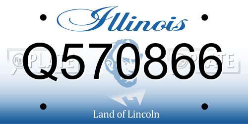Q570866 Illinois License Plate