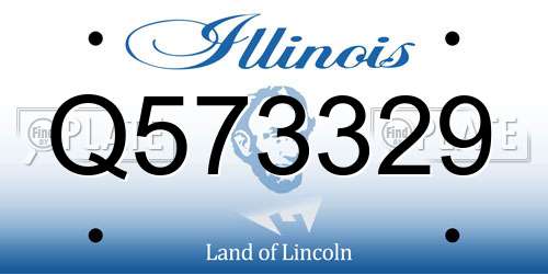 Q573329 Illinois License Plate