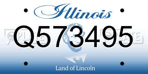Q573495 Illinois License Plate