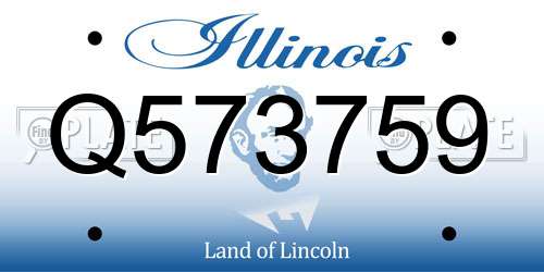 Q573759 Illinois License Plate