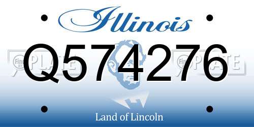 Q574276 Illinois License Plate