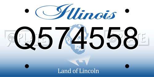 Q574558 Illinois License Plate