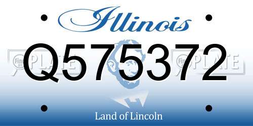 Q575372 Illinois License Plate