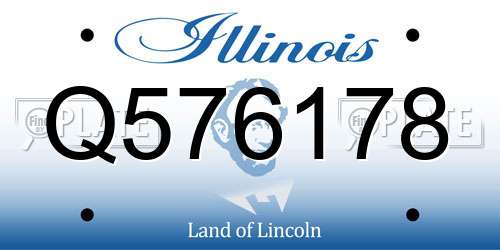 Q576178 Illinois License Plate