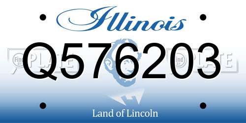 Q576203 Illinois License Plate
