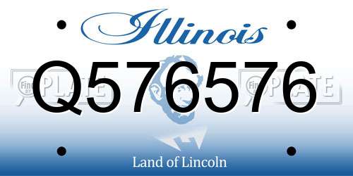 Q576576 Illinois License Plate