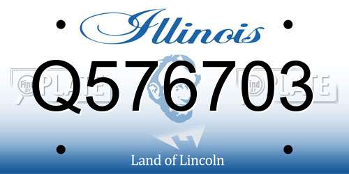 Q576703 Illinois License Plate