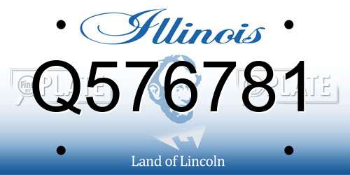 Q576781 Illinois License Plate