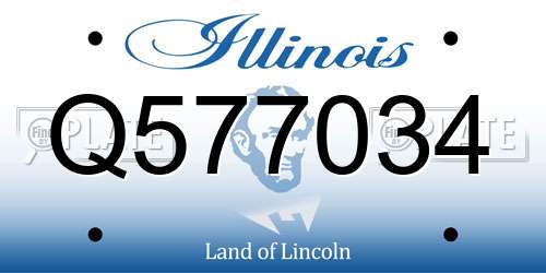 Q577034 Illinois License Plate